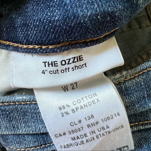 Joe’s Jeans The Ozzie Embroidered Floral Cut Off Shorts - Picture 5 of 8